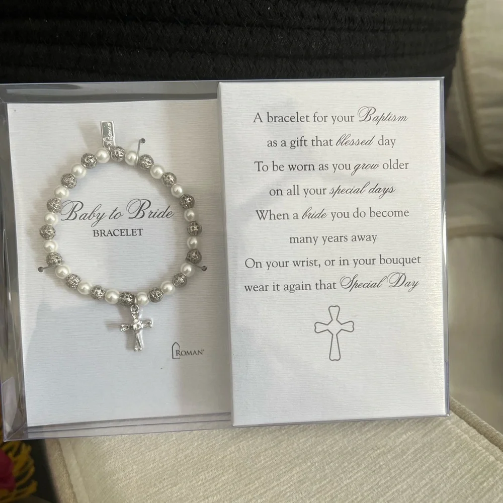 NWT Baby to Bride Silver Bracelet